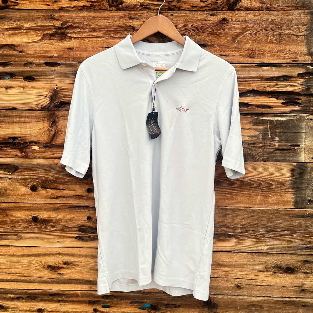 GREG NORMAN | NWT Gray Polo Shirt S